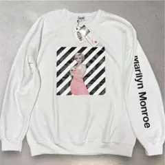 【新品未使用タグ】NOUNO マリリン・モンロー スウェット メンズL 薄手起毛