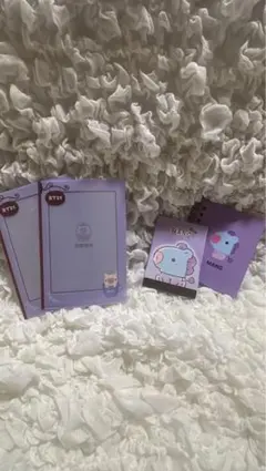 BT21 MANG ノート メモ帳 クリアファイル セットのサムネイル