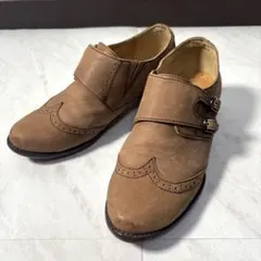 REGAL ダブルモンクストラップ ウイングチップ ブーティー 22.5cm