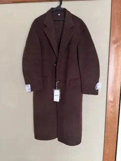 【XL】MUJI カシミヤ混チェスターコート ダークブラウン 2025年最新】MUJI labo チェスターコートの人気アイテム - メルカリ