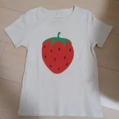 ミニロディーニ mini rodini いちごプリント 半袖Tシャツ 120cmのサムネイル