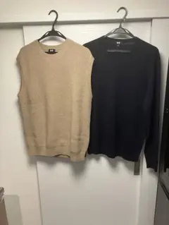 【最終価格】UNIQLOニットLサイズ2枚セット
