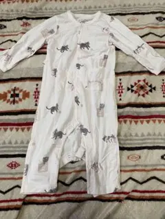 gelato pique 猫プリントロンパース　70センチ