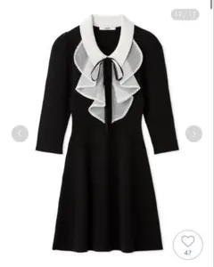 SNIDEL ラッフルミニニットワンピース