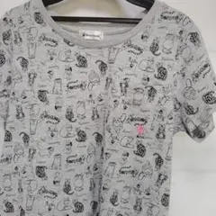 マックハウスNyans World 猫柄 半袖Tシャツ Mサイズのサムネイル