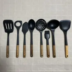 新品未使用 STAUBシリコン木製ハンドル 8ピースセットのサムネイル