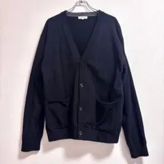 GLOBAL WORK ブラック Vネックカーディガン L