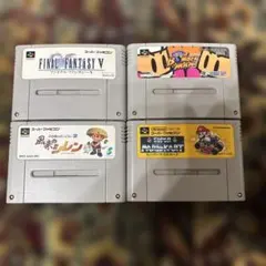 スーパーファミコン ゲーム4本セット
