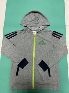 adidas グレー パーカー 140cm