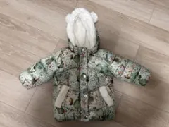 最終価格NEXT　ネクスト コート　キルティング　動物柄　耳つき　12-18m