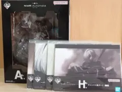 一番くじ ニーアオートマタ A賞 フィギュア H賞 ボード4種