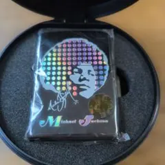【シリアルナンバーあり】新品 マイケル・ジャクソン Zippo(箱損傷あり) シリアルナンバーあり】新品 マイケル・ジャクソン Zippo(箱損傷あり