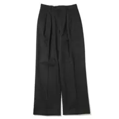 NEAT/Cotton Twill Wide/46/黒／スラックス/2タックのサムネイル