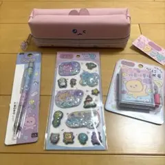 【新品未使用】チェゴシム　立体シール　シャープペンシル　メモ　筆箱　セット