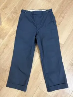 L.L.Bean 70〜80s アジャスタースラックス　アンクル丈　ネイビーのサムネイル