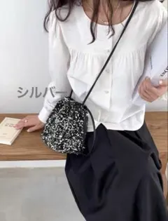 巾着型ショルダーバッグ