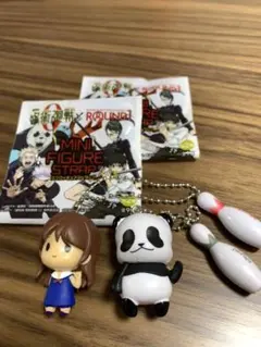 折本里香　パンダ　呪術廻戦×ROUND1 ミニフィギュアストラップ
