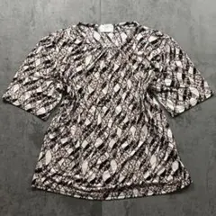 総柄　半袖　森ガール　フェアリーグランジ　花　フラワー　花柄　vintage