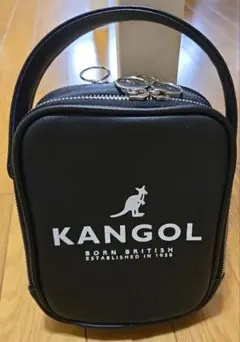 KANGOL ブラックショルダーバッグ