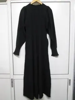 極美品】Adam et Rope バルーンスリーブロンパース 23SS 黒 - メルカリ