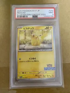 ピカチュウ イラストレーションコンテスト 12枚セット イラストレーションコンテスト 2024 ピカチュウ PSA10 プロモ
