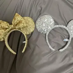 ゴールド・シルバー カチューシャセット