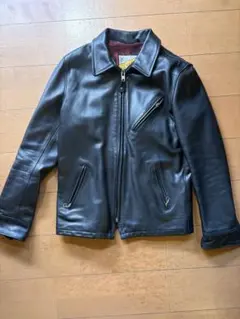Schott シングルライダースジャケット ブラック