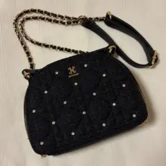 nice claup ナイスクラップ ノベルティ ショルダーバッグ 黒