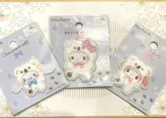 サンリオ　パイルワッペン　ハローキティ　マイメロ　シナモン