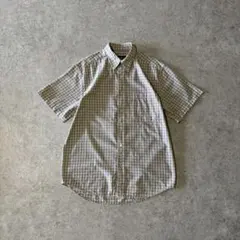 90s 00s エディーバウアー 黒タグ チェック柄 ボタンダウンシャツ