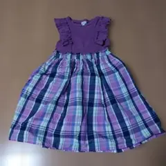 anyFAM 半袖フリルワンピース 120