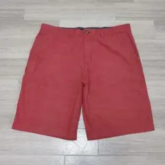 トミーヒルフィガー ショートパンツ 赤 36インチ