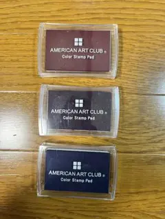 カラースタンプパッド　AMERICAN ART CLUB　3個セット