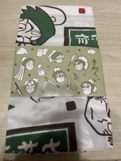 忍たま乱太郎 手ぬぐい 千社札柄 六年生