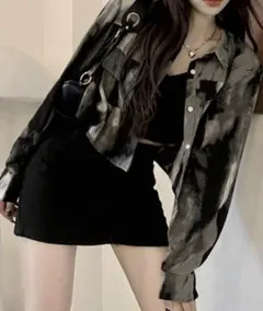 SHEIN シャツ ショート丈 長袖のサムネイル