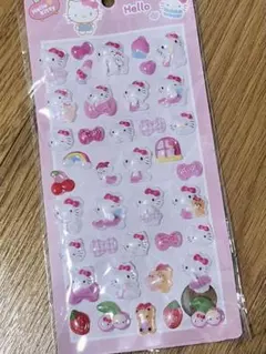 可愛い　Hello Kitty 立体シール　BONBON DROP