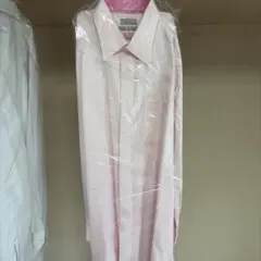 YUKI TORII HOMME 長袖シャツ ピンク ストライプ