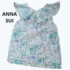 ANNA SUI mini トップス 花柄ノースリーブXL　150のサムネイル