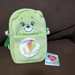 ケアベア　ぬいぐるみショルダー　グリーン