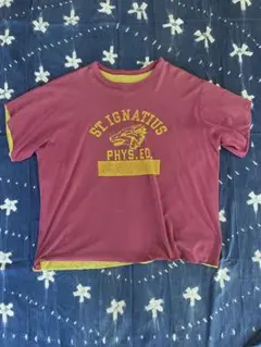 70s ビンテージ　ラッセルアスレチック　リバーシブルTシャツ