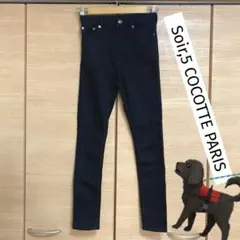 Soir,5 COCOTTE PARIS ブラックスキニーデニム ハイウエスト