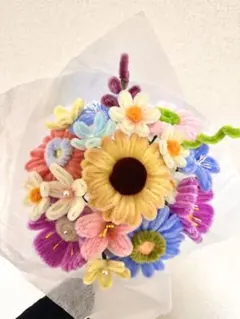 モールフラワー　枯れない花束 プレゼント ハンドメイ　誕生日