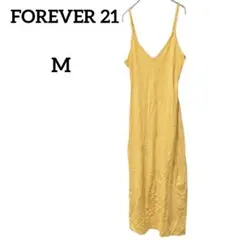 早い者勝ち✨FOREVER 21 【M】イエロー キャミワンピース カジュアル