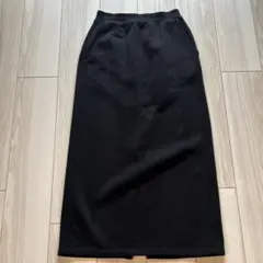 GU ヘビーウェイトスウェットナローロングスカート　M