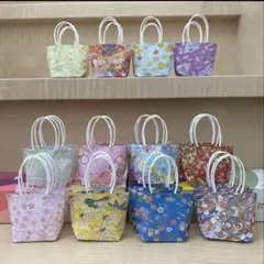 ミニ紙袋　ハンドメイド　和柄　デザインペーパー