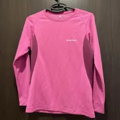 montbell ピンク 長袖Tシャツ S