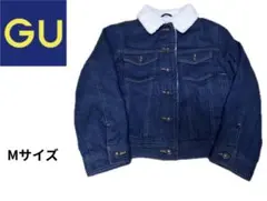GU デニムジャケット Mサイズ ボア襟