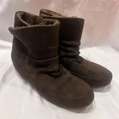 NEO森ガール フェアリーグランジ ブーツ モコモコ LL 24.5 25 茶色