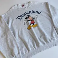 90s USA製 Disney Disneyland ミッキー スウェットXL