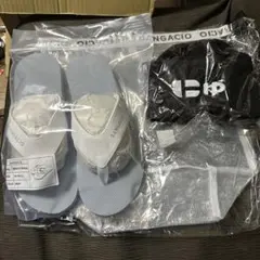 SANGACIO ビーチサンダル アクリルキャップ　シューズケース　セット